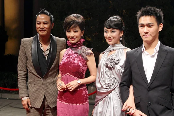 Gauche Droite Acteur Hong Kong Simon Yam Actrice Hong Kong — Photo