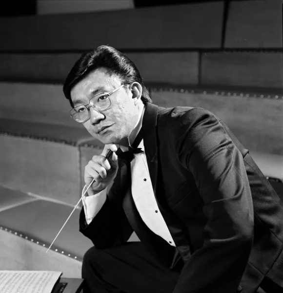 Chinese Conductor Meng Dapeng — Stock Photo, Image