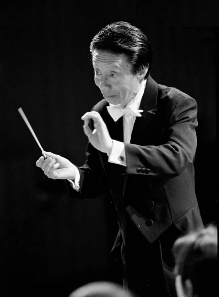 中国の指揮者徐新 1930年 2006年 — ストック写真