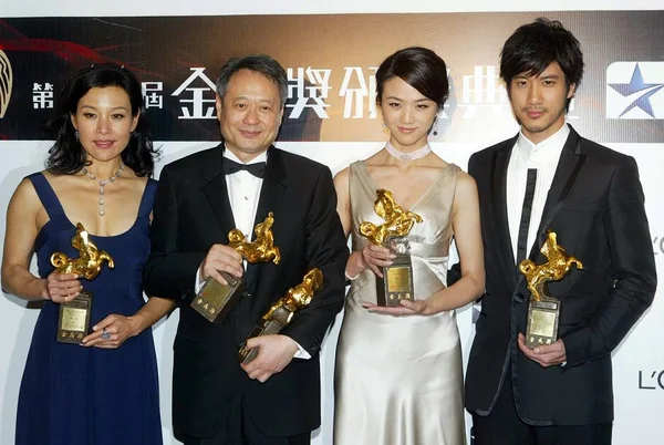 Chinese Actress Joan Chen Taiwanese Director Ang Lee Chinese Actress — Stock Photo, Image