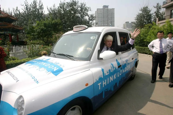 Boris Johnson Londra Belediye Başkanı Pekin Londra Road Show Için — Stok fotoğraf
