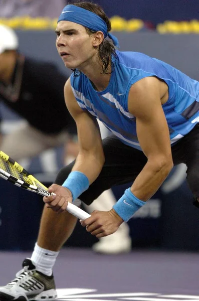 Spanya Rafael Nadal Fransa Nın Richard Gasquet Karşı Tenis Masters — Stok fotoğraf