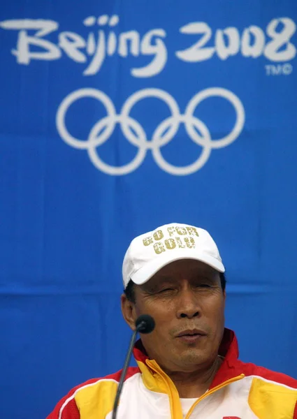 Ruihua 아르헨티나 예선은 베이징 2008 올림픽 게임의 올림픽 스포츠 Ce에서의 — 스톡 사진