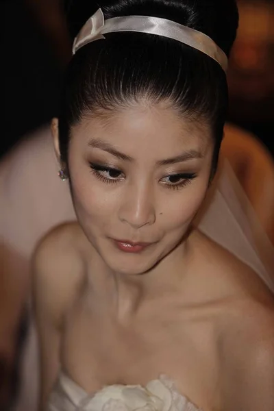 香港の歌手 女優ケリー陳香港で彼女の結婚式のセレモニー 2008 — ストック写真
