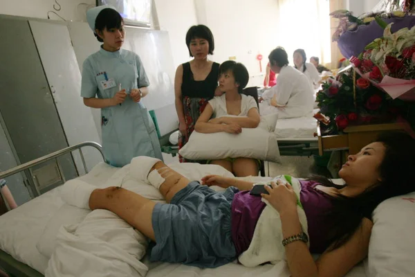 Liao Zhi Dance Teacher Who Lost Her Legs May Earthquake — Stock Photo, Image