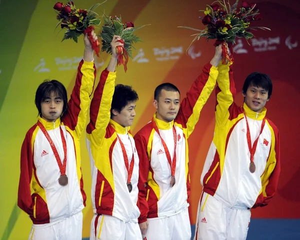 Chinas Simmare Xiong Xiaoming Wei Yanpeng Wang Xiaofu Och Guo — Stockfoto