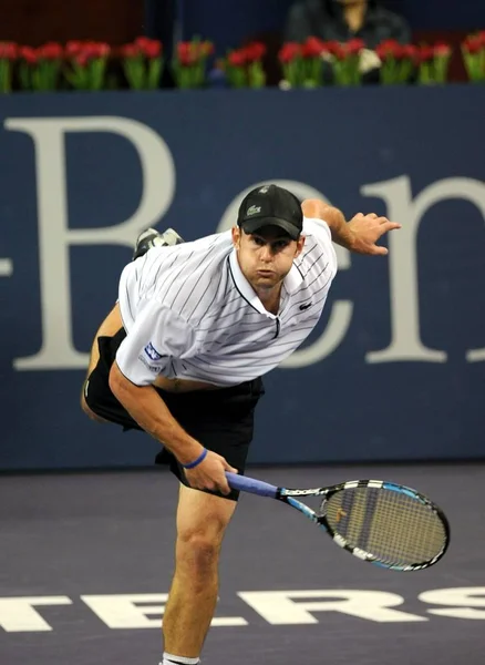 Andy Roddick Dos Estados Unidos Compete Contra Andy Murray Grã — Fotografia de Stock