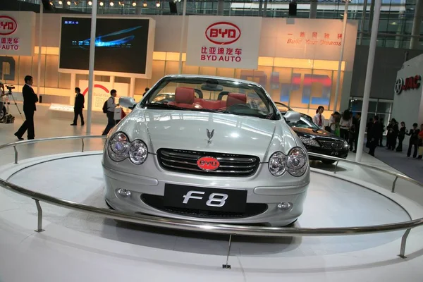 Byd Autó Látható Kijelzőn China Guangzhou Nemzetközi Automobil Kiállítás Ismert — Stock Fotó