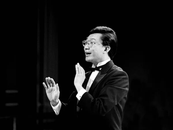 Chinese Conductor Meng Dapeng Stock Picture