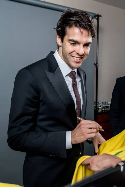 Brazilská Fotbalová Hvězda Ricardo Izecson Dos Santos Leite Známý Jako — Stock fotografie