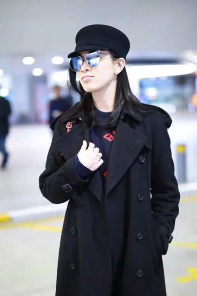 중국 상하이 공항 Charmaine Sheh — 스톡 사진