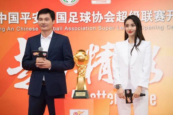 Китай 2019 Китайська супер ліги урочистої церемонії відкриття — стокове фото