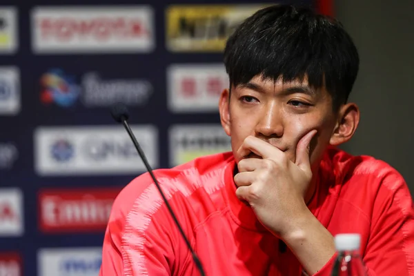 Yan Junling Dari Shanghai Sipg China Menghadiri Konferensi Pers Sebelum — Stok Foto