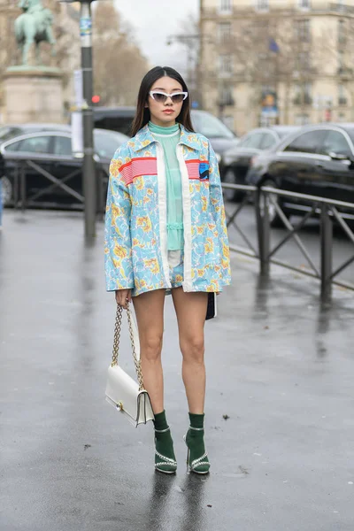 फ्रांस पेरिस फैशन वीक फॉल / विंटर 2019/2020 — स्टॉक फ़ोटो, इमेज