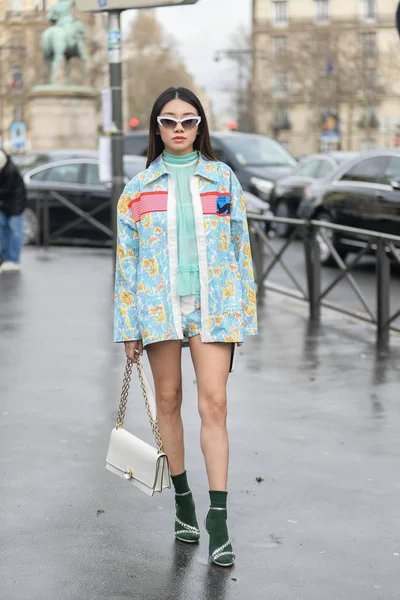 Frankrike Paris mode vecka höst/vinter 2019/2020 — Stockfoto