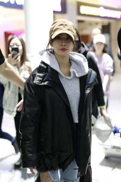 중국 상하이 공항 Jolin 채 구 — 스톡 사진