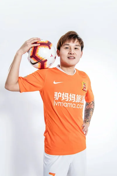 De officiële portretten China voor het Chinese Super League 2019 — Stockfoto