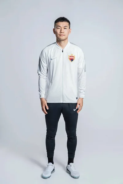 Exklusiva Porträtt Kinesiska Fotbollspelare Yuanyi Shenzhen För 2019 Kinesiska Football — Stockfoto