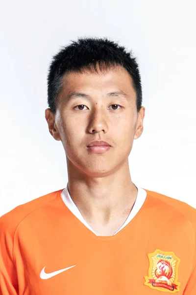 Exclusive Portrait Chinese Soccer Player Chang Feiya Wuhan Zall 2019 — Stock Photo, Image
