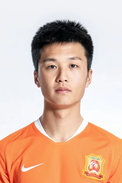 Exclusive Portrait Chinese Soccer Player Liu Yun Wuhan Zall 2019 — Stock Photo, Image