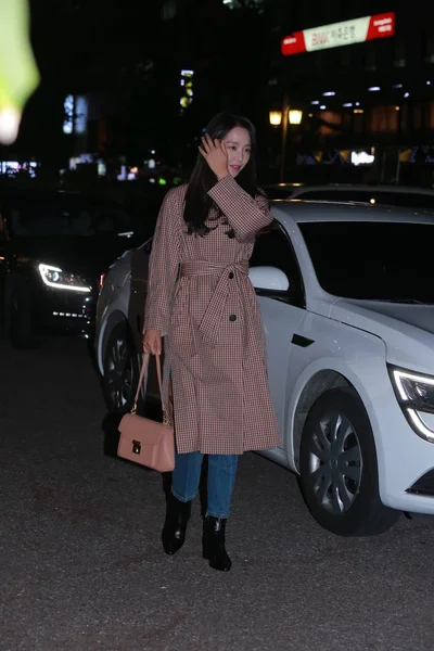 South Korean Actress Shin Hye Sun Arrives Banquet New Series — Stock Photo, Image
