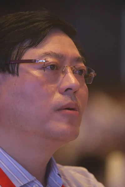 Yang Yuanqing Πρόεδρος Και Διευθύνων Σύμβουλος Της Lenovo Παρευρίσκεται Στην — Φωτογραφία Αρχείου