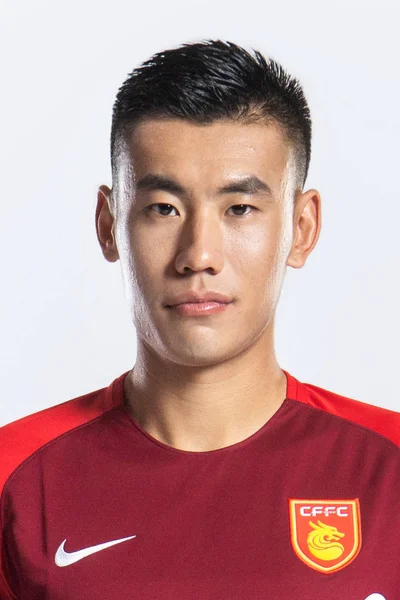 Exclusive Zhang Chengdong Dari Hebei China Fortune Berpose Selama Sesi — Stok Foto