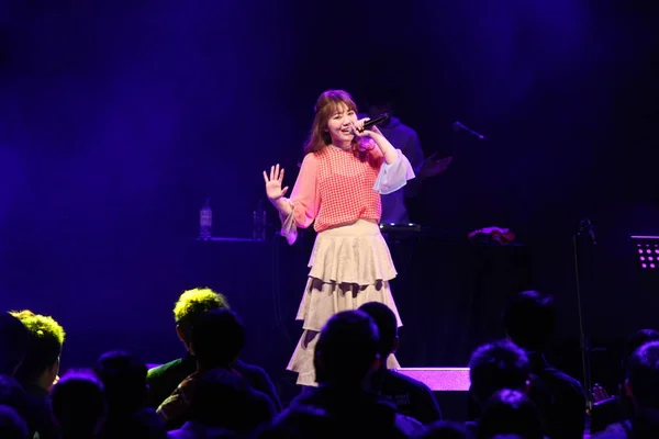Japanese Singer Songwriter Maco Performs Best Love Maco Tour 2019 — Stock Photo, Image