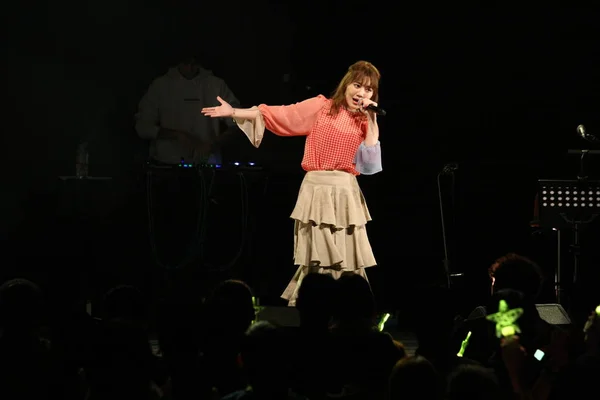 Japanska Sångare Låtskrivare Maco Utför Konserten Bästa Kärlek Maco Tur — Stockfoto