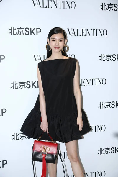 Chinese Model Mengyao Also Known Ming Attends Promotional Event Valentino — Stock Photo, Image