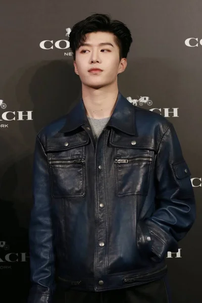 Cantante Chino Fan Chengcheng Hermano Menor Actriz Fan Bingbing Del — Foto de Stock