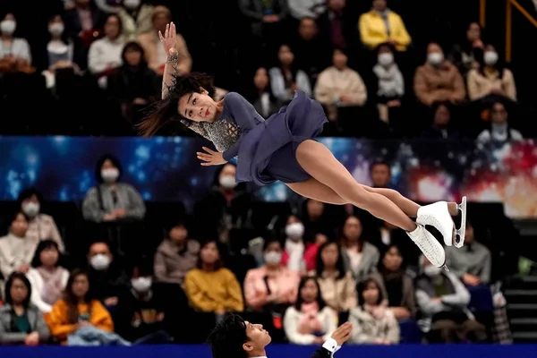 日本埼玉 2019 Isu 世界フィギュア スケート選手権 — ストック写真
