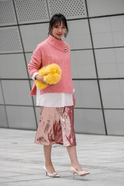 Südkorea 2019 Herbst / Winter seoul fashion week — Stockfoto