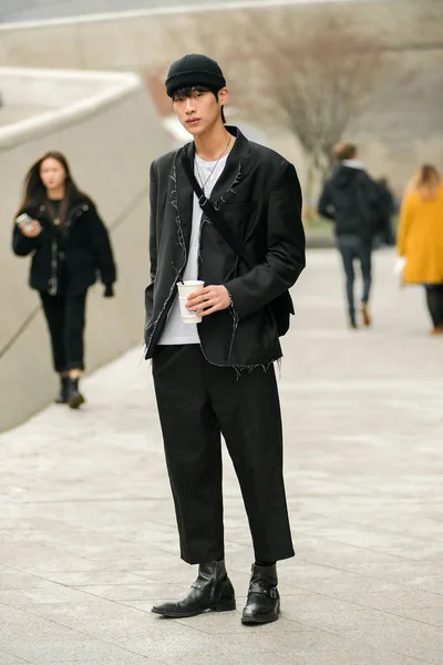 한국 2019가 을/겨울 서울 패션 위 크 — 스톡 사진