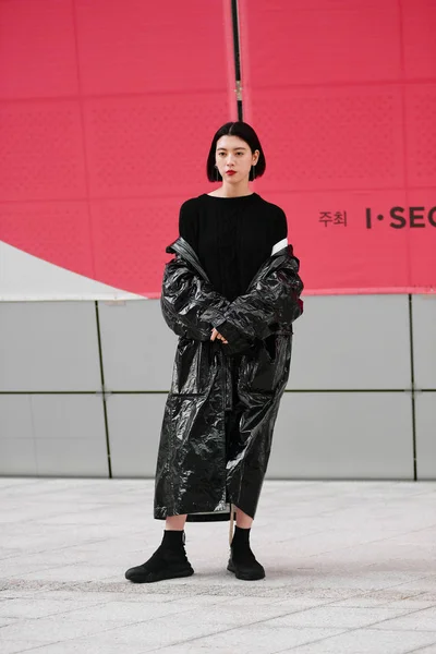 한국 2019가 을/겨울 서울 패션 위 크 — 스톡 사진