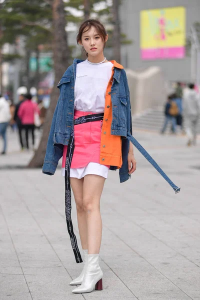 Sydkorea 2019 höst/vinter Seoul Fashion Week — Stockfoto