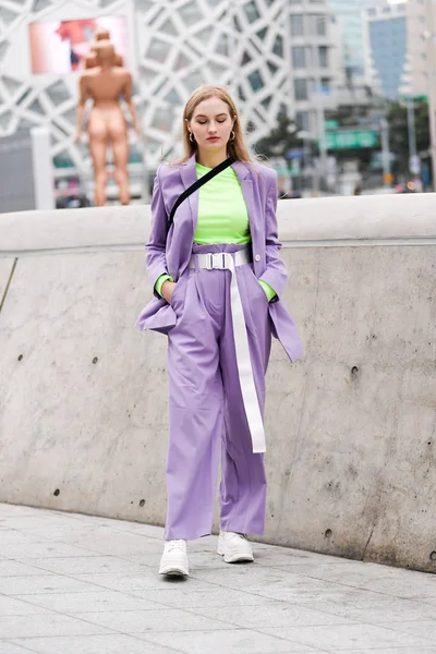 Südkorea 2019 Herbst / Winter seoul fashion week — Stockfoto