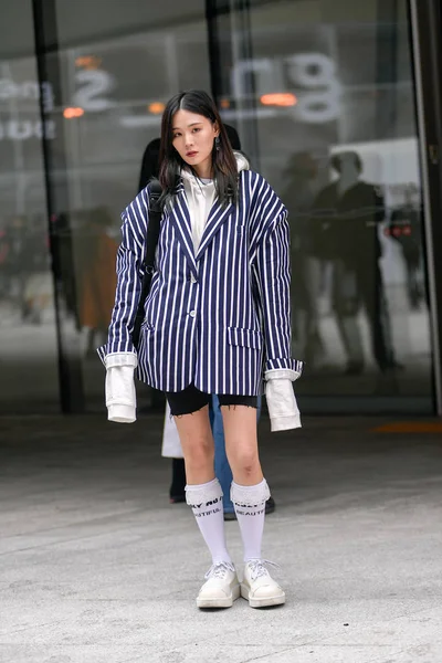 Güney Kore 2019 sonbahar/kış Seoul moda haftası — Stok fotoğraf