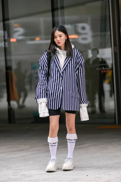 SOUTH KOREA 2019 FALL/WINTER SEOUL FASHION WEEK — Stock Photo, Image