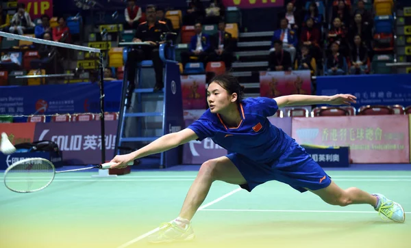 China Hong Kong Ásia Tong Yun Kai Copa 2019 Badminton misto equipe — Fotografia de Stock