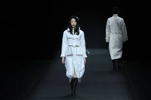 Çin Beijing moda hafta sonbahar/kış 2019 — Stok fotoğraf