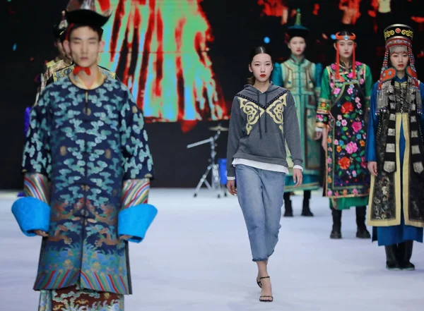 중국 북경 패션 위 크가 을/겨울 2019 — 스톡 사진