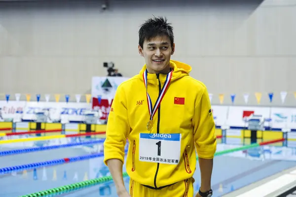 CHINA QINGDAO NATIONAL SWIMMING CHAMPIONSHIPS – stockfoto