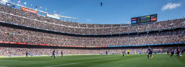 Hiszpania Barcelona La Liga Fc Barcelona vs Rcd Espanyol — Zdjęcie stockowe