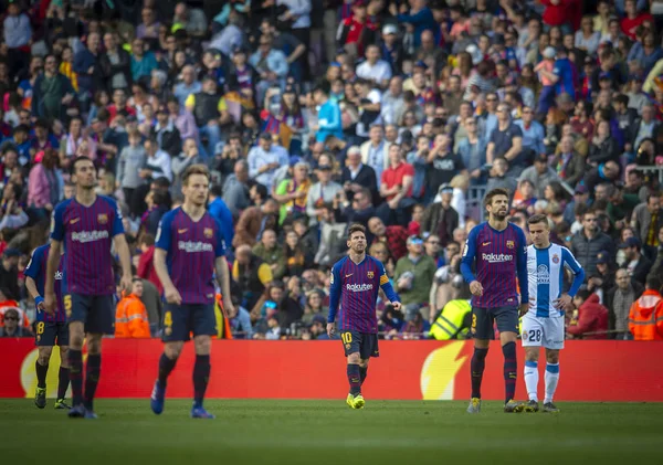 Ισπανία Barcelona La Liga Fc Barcelona Vs Rcd Espanyol — Φωτογραφία Αρχείου