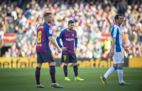 SPAIN BARCELONA LA LIGA FC BARCELONA VS RCD ESPANYOL — 스톡 사진