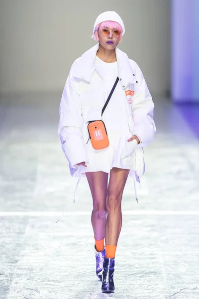 Chiny Shanghai Fashion Week jesień/zima 2019 — Zdjęcie stockowe