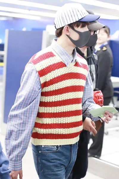 Kina Beijing Airport Leo Wu Lei — Stockfoto