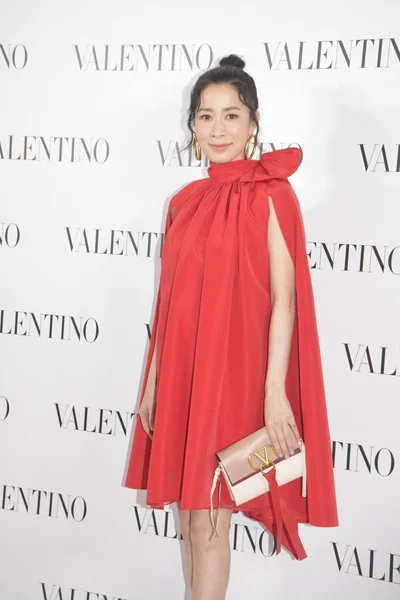 Hong Kong Actress Charmaine Sheh Attends Valentino Brand Event Hong — Stock Photo, Image