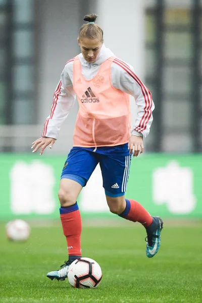 Players Russian Women National Team Take Part Training Session 2019 — Stock Photo, Image